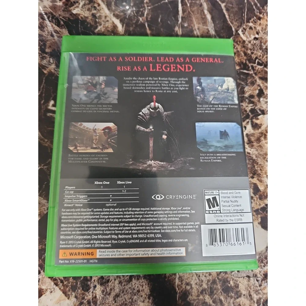 Ryse: Son of Rome (Microsoft Xbox One, 2013)
